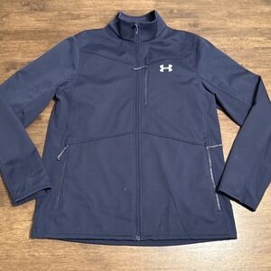 Under Armour Storm ColdGear Infrared Shield Jacket Mens Large Navy